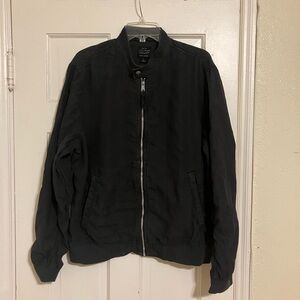 Lucky Brand Charcoal Linen Jacket